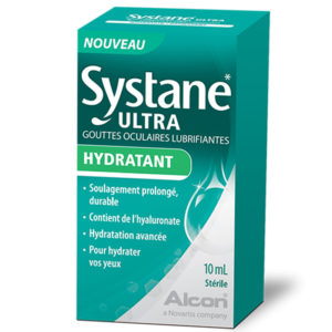 Systane Ultra Hydratant est la solution parfaite pour les yeux secs et fatigués. Conçue pour soulager les symptômes de la sécheresse oculaire, ces gouttes oculaires hydratantes fournissent un soulagement immédiat et durable. Elles sont faciles à utiliser et peuvent être administrées autant de fois que nécessaire pour maintenir une hydratation optimale des yeux. Avec des ingrédients hautement hydratants, Systane Ultra Hydratant aide à rétablir le niveau d'humidité naturel des yeux pour une hydratation longue durée. Adoptez Systane Ultra Hydratant pour des yeux plus confortables et plus sains.